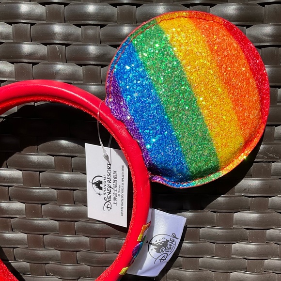 🌈Disney Rainbow Pride Minnie Ears - Picture 4 of 6